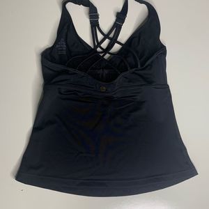 Prana Women's Black Strappy Swimwear Tankini Top Size XS